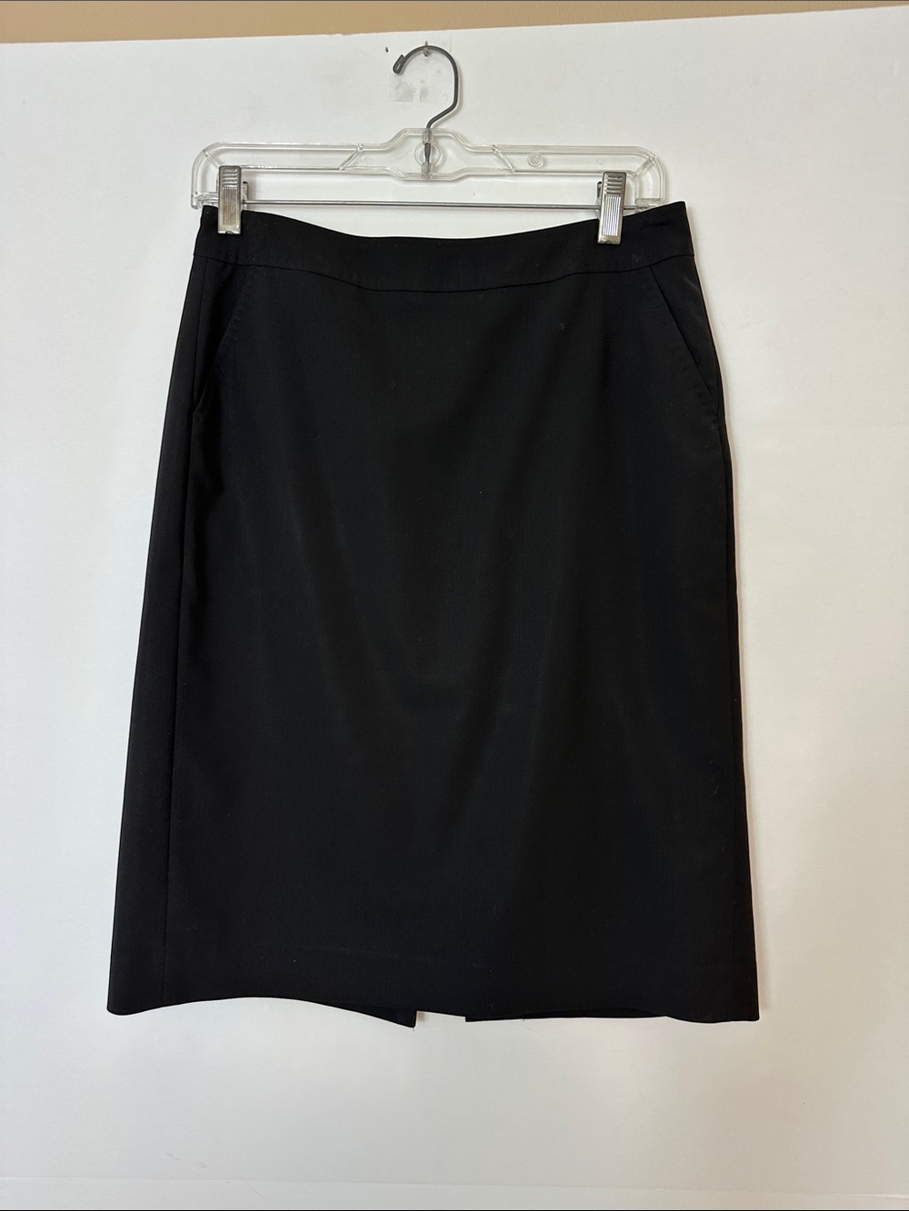 Banana Republic Black Tailored Pencil Skirt